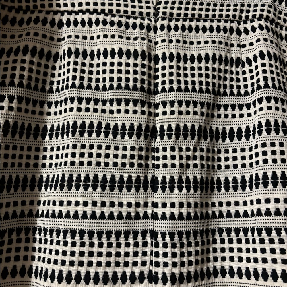 NWT Loft black and white skirt zip back size 16 - Picture 3 of 5